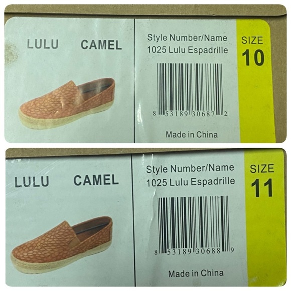 Electric Karma Lulu Espadrille Camel Style 1025 Various‎ Sizes - Picture 9 of 15
